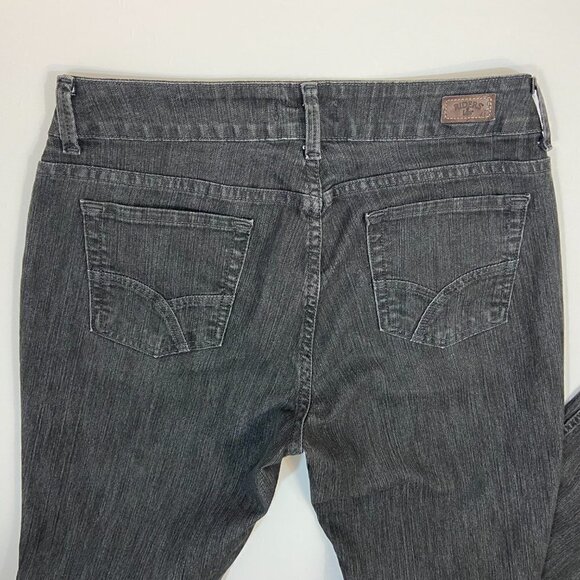 Riders Lee Bootcut Jeans Women's Size 12M (31 x 30) Charcoal Grey No Gap Waist - Picture 8 of 11